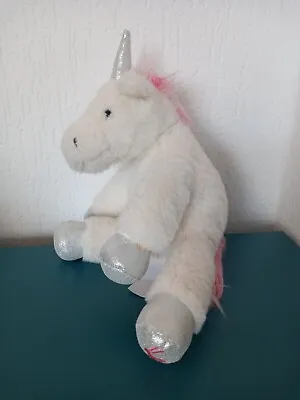 Joules White Unicorn Soft Toy 25cm • £3.50