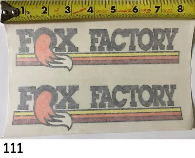 VMX Fox Swingarm Decal Stickers RM YZ KX CR 125 250 360 400 500 MX AHRMA  • $19.87