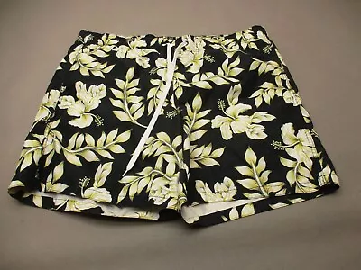 MERONA Size XL Mens Multicolor Stretch Drawstring Lined Swimming Shorts 011 • $10