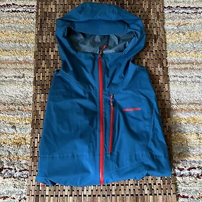 Patagonia Stretch Rainshadow Waterproof Rain Shell Jacket Blue Men’s Size XL • $134.95