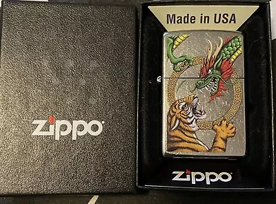 Zippo Lighter ( Dragon & Tiger) • $38