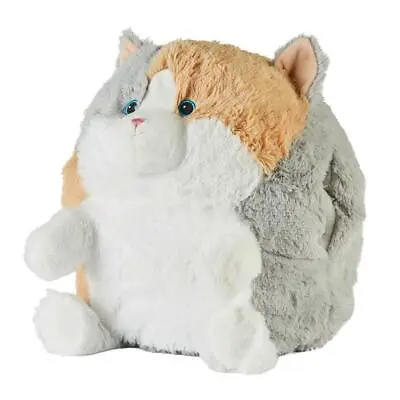 Warmies Supersized Handwarmer Marshmallow Cat Removable Microwavable Heat Pack • £23.49