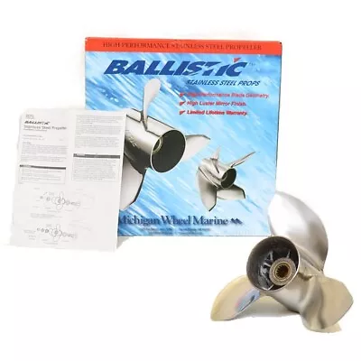 Michigan Wheel Ballistic Boat Propeller 305029 | RH 10 1/8 X 13P • $298.46