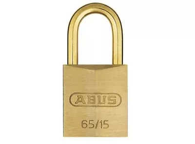 ABUS Premium 65MB/15 Brass Padlock | Suitcase Padlock • £5.99