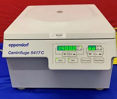 FOR PARTS/ REPAIR Eppendorf Centrifuge 5417C 05681 Max Speed 14000 • $79.99