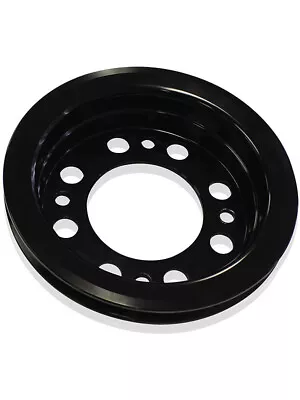 Aeroflow Billet Crankshaft Pulley Single V Groove - Holden 253-30 (AF64-4023BLK) • $164.90