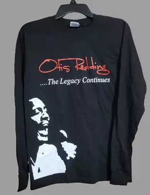 Otis Redding The Legacy Continues Black Long Sleeve T-Shirt Size Small NWOT • $19.95