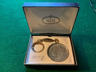 Swank Key Chain With 1878 S Morgan Dollar - T31 • $89.95