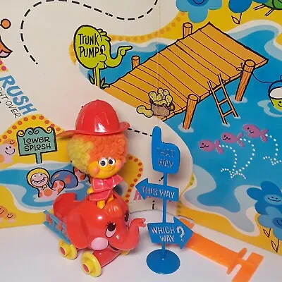 Vintage Mattel Upsy Downsy Firefighter FLOSSY GLOSSY & ELEWETTER W/Playboard '69 • $53