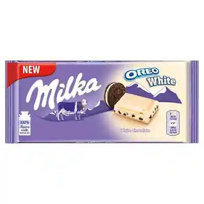 8x MONDELEZ MILKA CZEKOLADA OREO WHITE 100G X8 Pcs  • £17.95