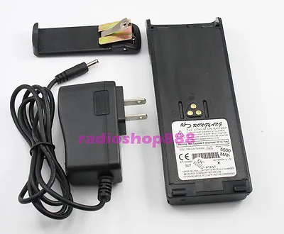 5500mAh LI-ION NTN7144 BATTERY + CHARGER For MOTOROLA HT1000 MT2000 MTS2000 • $47.30