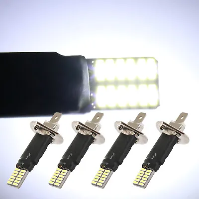 4pcs H1 LED Headlight High Low Beam Light Smd Bulbs Vehicle Lamp 100W White • $7.99