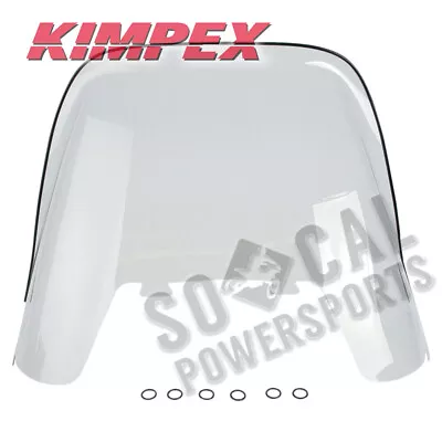 Kimpex Polycarbonate Windshield-Std-18in.-Clear For 1984-1993 Yamaha BR250 Bravo • $114.36