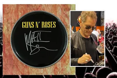 GFA Guns N' Roses Drummer  * MATT SORUM *  Signed 10  Drumhead PROOF M5 COA • $240