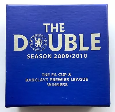 Chelsea Commemorative Coin / Medal The Double 2009 / 2010 Premier League FA Cup • £59.95