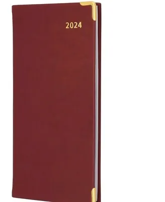 Collins Business Pockets 2024 Slim Diary Month To View Format Diary Red  Colour • £1.99