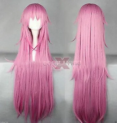 100cm K Project Neko Anime Long Pink Cosplay Wig Gift • $24