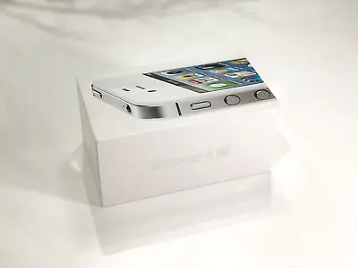 Genuine Apple IPhone 4S Box - 16GB - White - Empty Box Only • £6.95