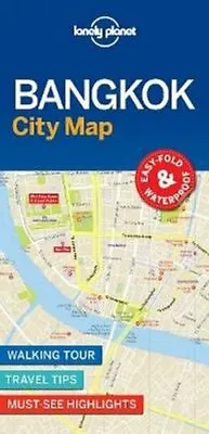 Lonely Planet Bangkok City Map By Lonely Planet 9781786579133 | Brand New • £4.99