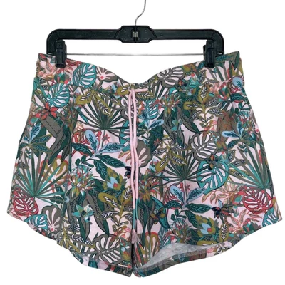 $25 • Buy Vera Bradley Pink Multi Rain Forest Canopy Pajama Shorts Size Large NEW