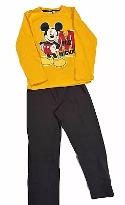 Disney Junior Mickey Mouse 2 Piece 8A Pajamas Top Says M For Mickey • $9.99