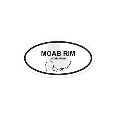 3.75 X2  Moab Rim Trail Sticker • $4.99