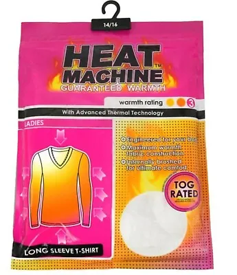 £5.50 • Buy Ladies Thermal  Short Sleeve Top Long Sleeve Vest Winter Warm