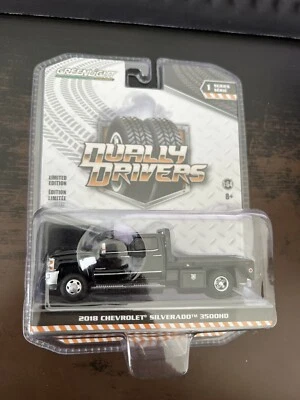 $15 • Buy Greenlight Dually Drivers Series 1 2018 Chevy Silverado 3500 Rare Green Machine