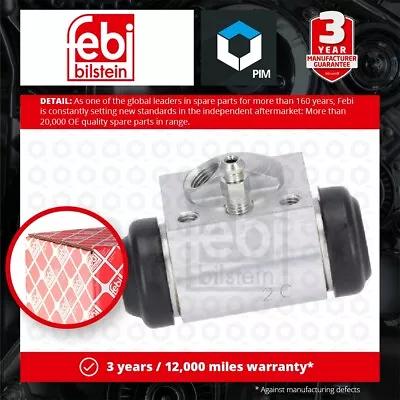 Wheel Cylinder Fits SMART FORTWO Rear Left 2017 On 5AL Brake A4534200218 Febi • $27.98