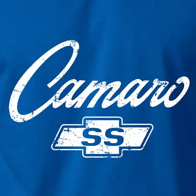 CAMARO SS Logo T-Shirt Chevy Chevrolet Classic American Muscle Car Hot Rod Tee • $20.95