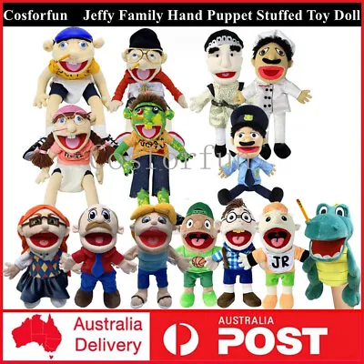 Jeffy Puppet Plush Toy Jeffy Family Hand Puppet 23  Stuffed Toy Doll Kids Gifts • $41.60