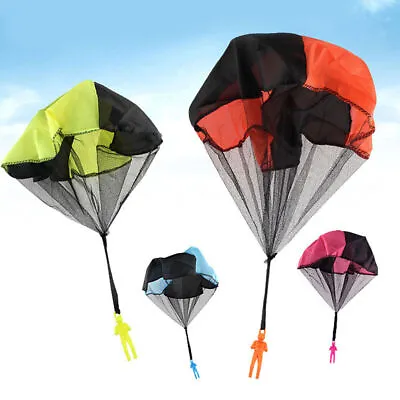 4 Pcs Hand Throwing Kids Play Parachute Toys Soldier Outdoor Sports Mini Toy • $6.20