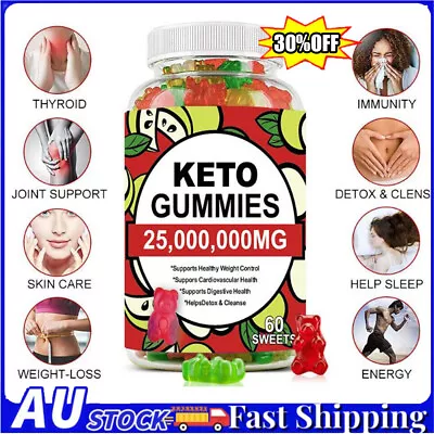 Keto Gummies Ketone Advanced Weight Loss Fat Burner Dietary Supplement Men Women • $19.99