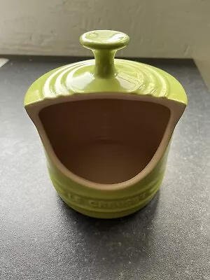 LE CREUSET SALT PIG CLASSIC 14x12cm 100oz 0.3L- Lime Green Kitchen Unused • £20