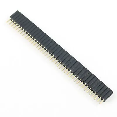 5Pcs 1.27mm Pitch Single Row 1x40 Pin 40 Pin Female Header Strip PH: 4.6mm • $2.10