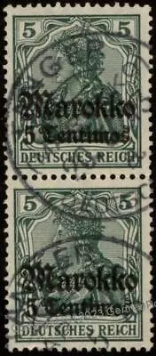 Germany 1913 TANGER A Tangiers Morocco Marokko USED 102546 • $14.30