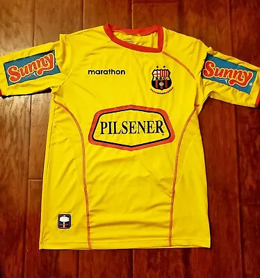 Marathon Barcelona SC Home Football Soccer Jersey 2007 2008 Ecuador Sz L • $39.99