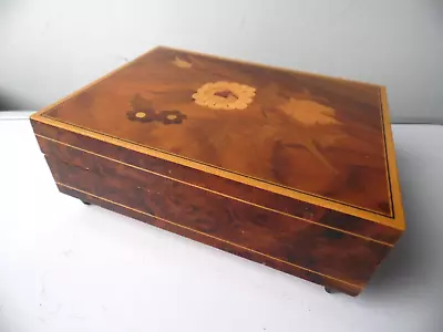 Vintage Sorrento Marquetry Love Story Music Box • $6.23