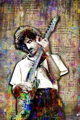 FRANK ZAPPA 20x30in Poster Frank Zappa Tribute Poster Free Shipping • $39.99