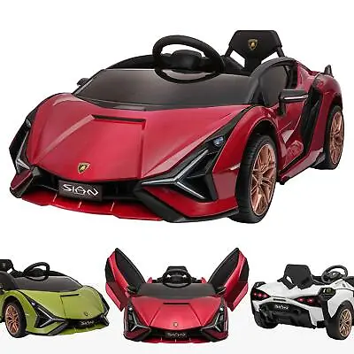 Kids 12V Licensed Lamborghini Sian Performante Electric Battery Ride On Car • £219.95