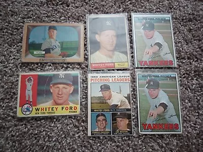 1955 Bowman Whitey Ford Lot ALL PICD INCL 100% AUTHENTIC! • $54