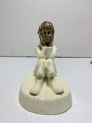 Vintage 1978 Royal Doulton Minton “Spellbound” Bronze & Bone China Figurine • $30