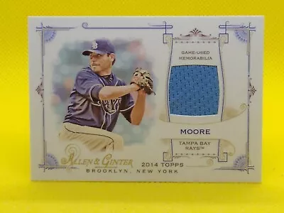 Matt Moore 2014 Topps Allen & Ginter GAME-USED JERSEY #FRB-MM San Diego Padres • $7.50