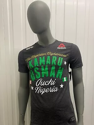 Official Authentic UFC Ultimate Kamaru Usman Reebok Walk Out T-shirt Adult Small • £39.99