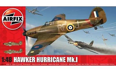 Airfix Hawker Hurricane Mk.1 1:48 Scale Plastic Model Plane Kit A05127A • $29.99