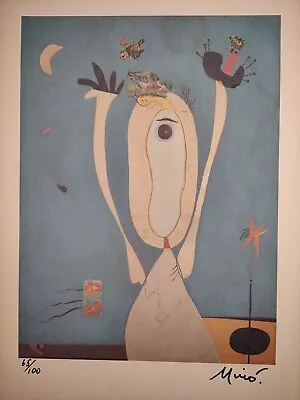 COA Joan Miro Painting Print Poster Wall Art Signed & Numbered • $149.95