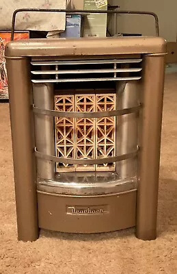 Vintage Dearborn Room Heater 12000  BTU Natural Gas Grates Made Dallas TX USA • $235