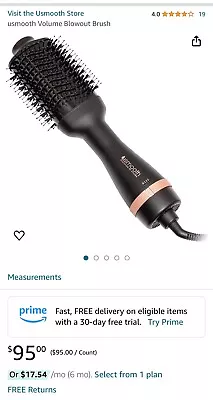 Volume Blowout Brush NEW Sealed  • $35