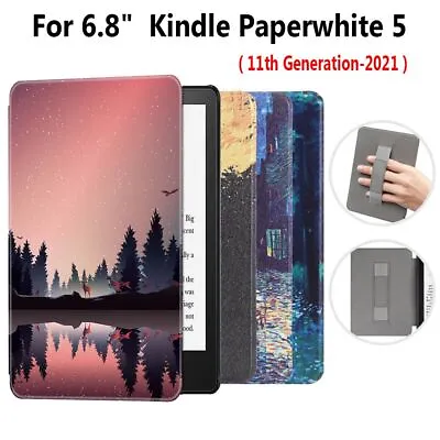 $15.25 • Buy Smart Cover Folio Case PU Leather For Kindle Paperwhite 5 11th Generation 2021