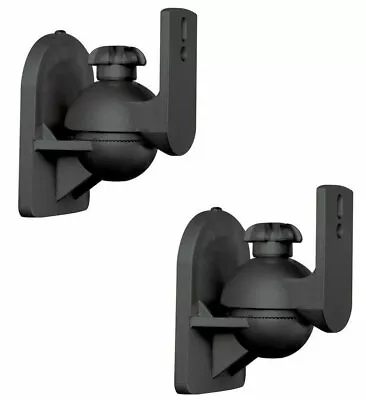 2 Pack Lot Satellite Speaker Black Wall Mount Brackets For Bose Jewel Cube Pair • $12.95